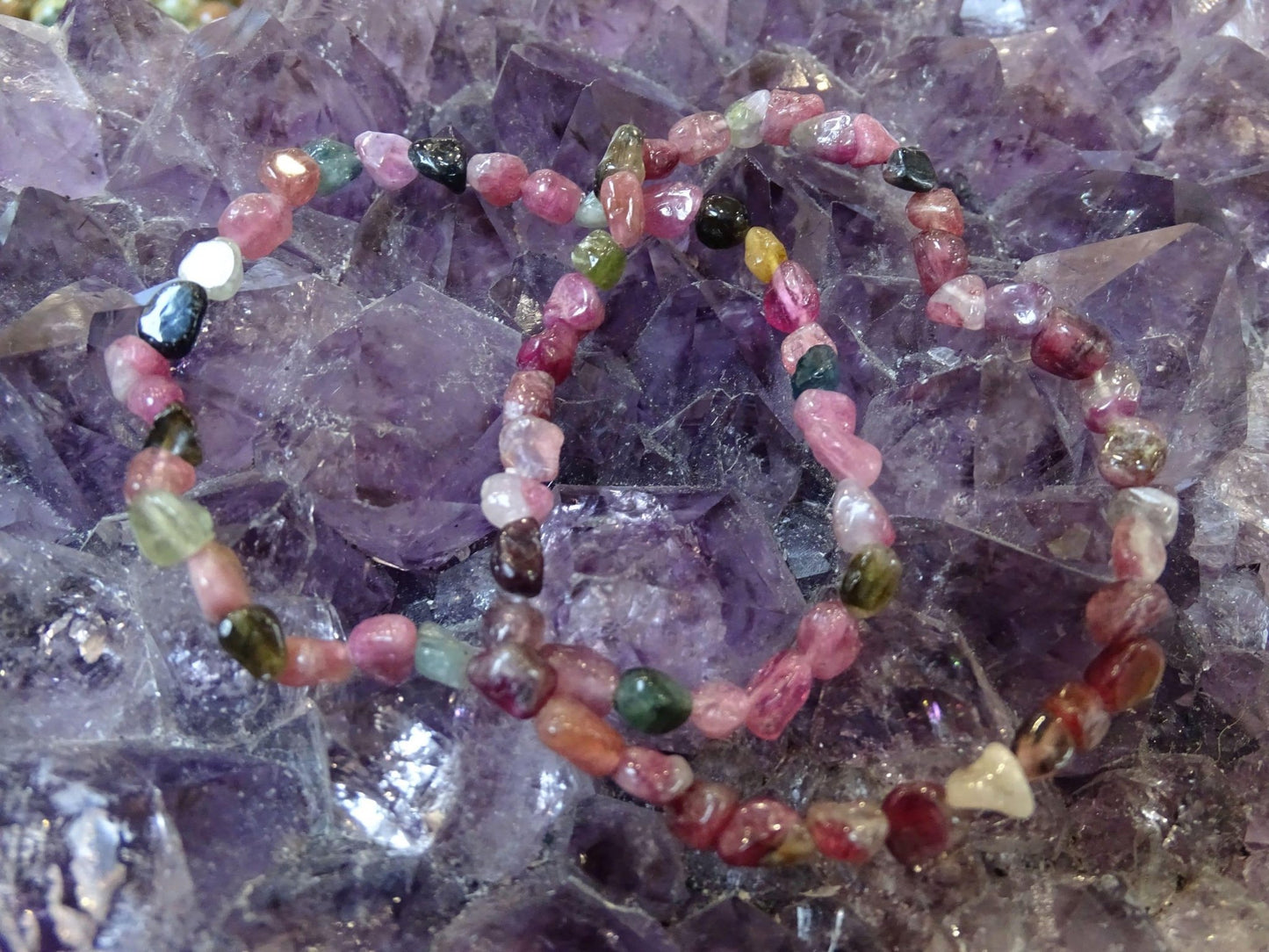 Bracelet Tourmaline Rose Verte - Bracelets - Colibri Minéraux et Bien-être