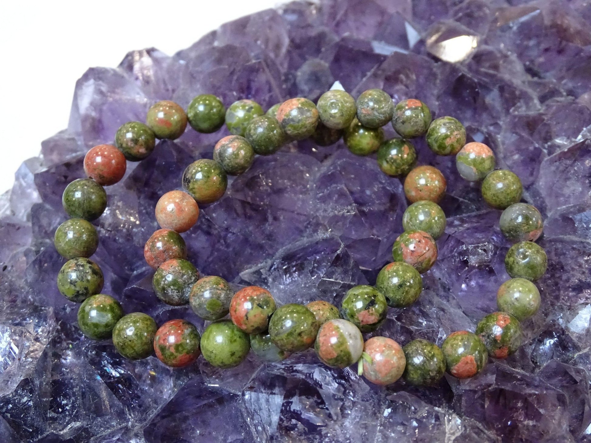 Bracelet Unakite - Bracelets - Colibri Minéraux et Bien-être