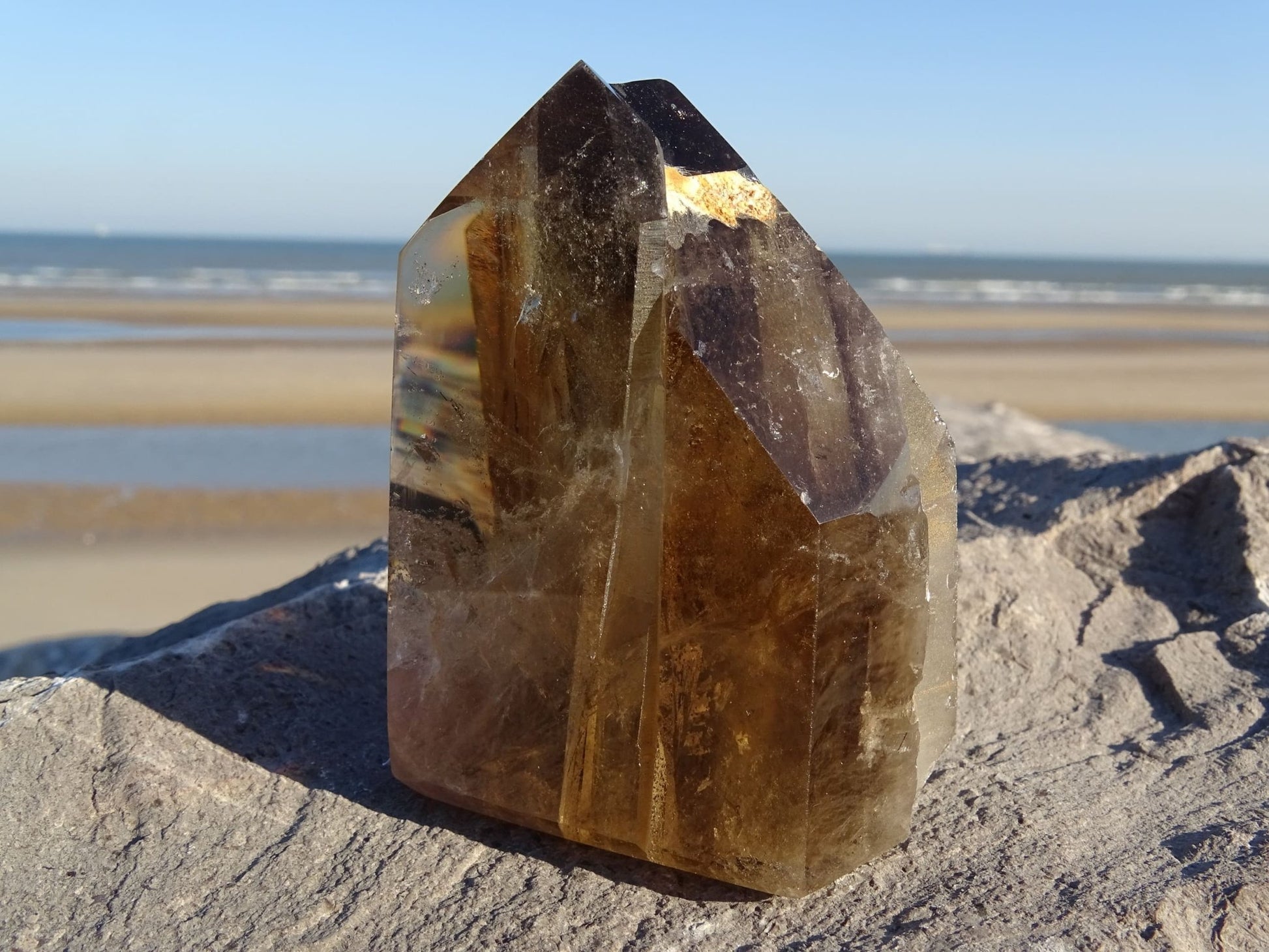 Citrine Fumée - Cristaux - Colibri Minéraux et Bien-être
