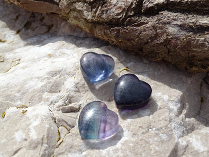 Fluorite Coeur - Pierres - Colibri Minéraux et Bien-être