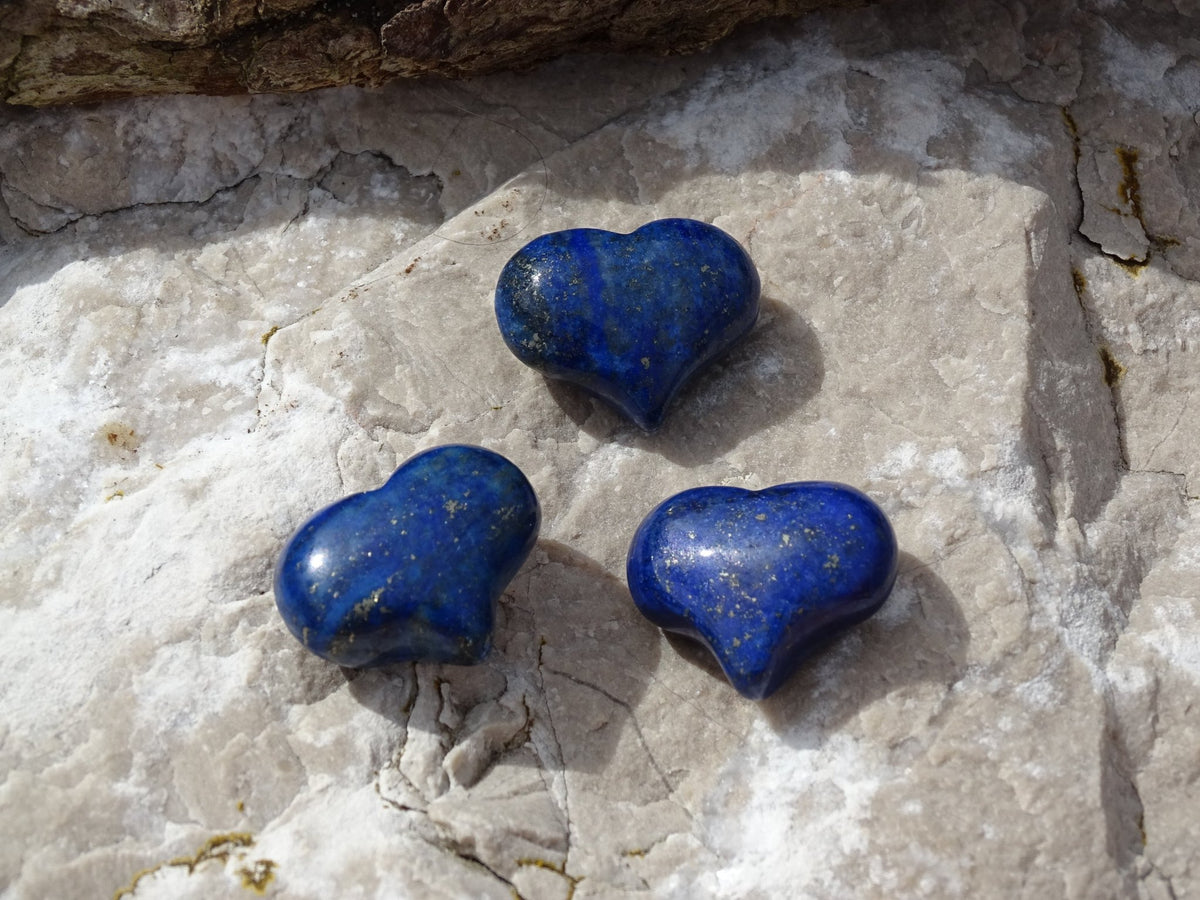 Lapis Lazuli Coeur - Pierres - Colibri Minéraux et Bien-être