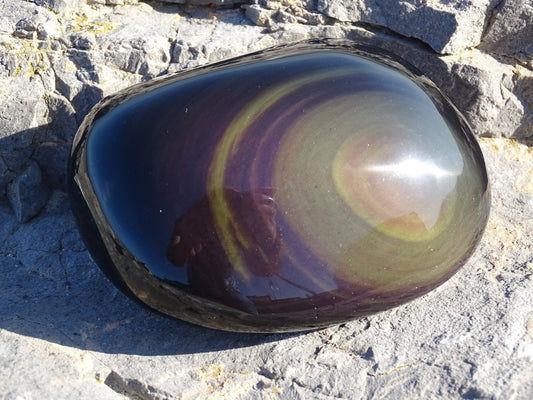 Obsidienne Arc en Ciel Oeil Céleste Forme Libre - Pierres - Colibri Minéraux et Bien-être