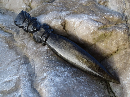 Obsidienne Dorée Aztèque Couteau - Pierres - Colibri Minéraux et Bien-être