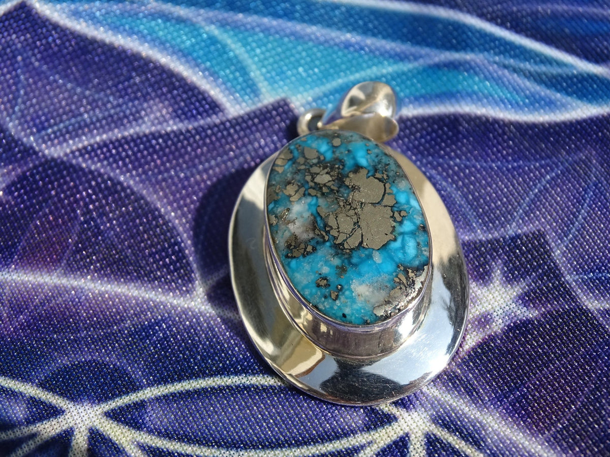 Pendentif Turquoise Arizona - Pendentifs - Colibri Minéraux et Bien-être