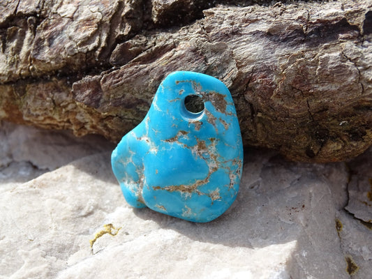 Pendentif Turquoise Arizona - Pendentifs - Colibri Minéraux et Bien-être