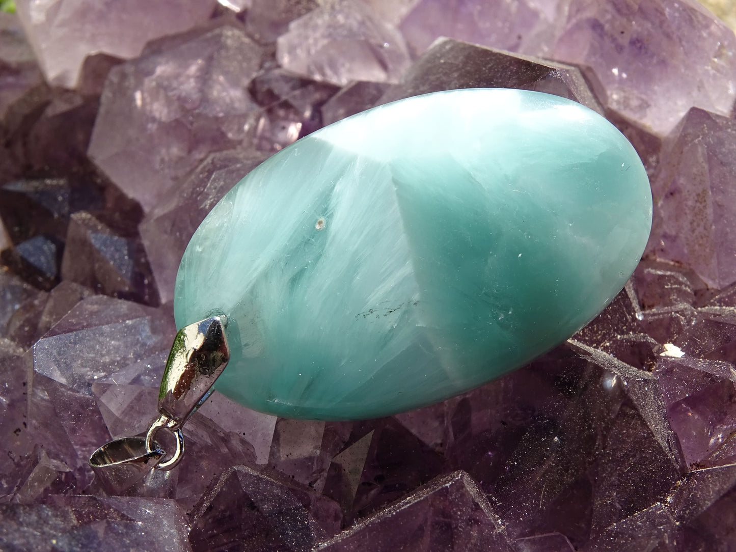 Pendentif Hémimorphite - Pendentifs - Colibri Minéraux et Bien-être