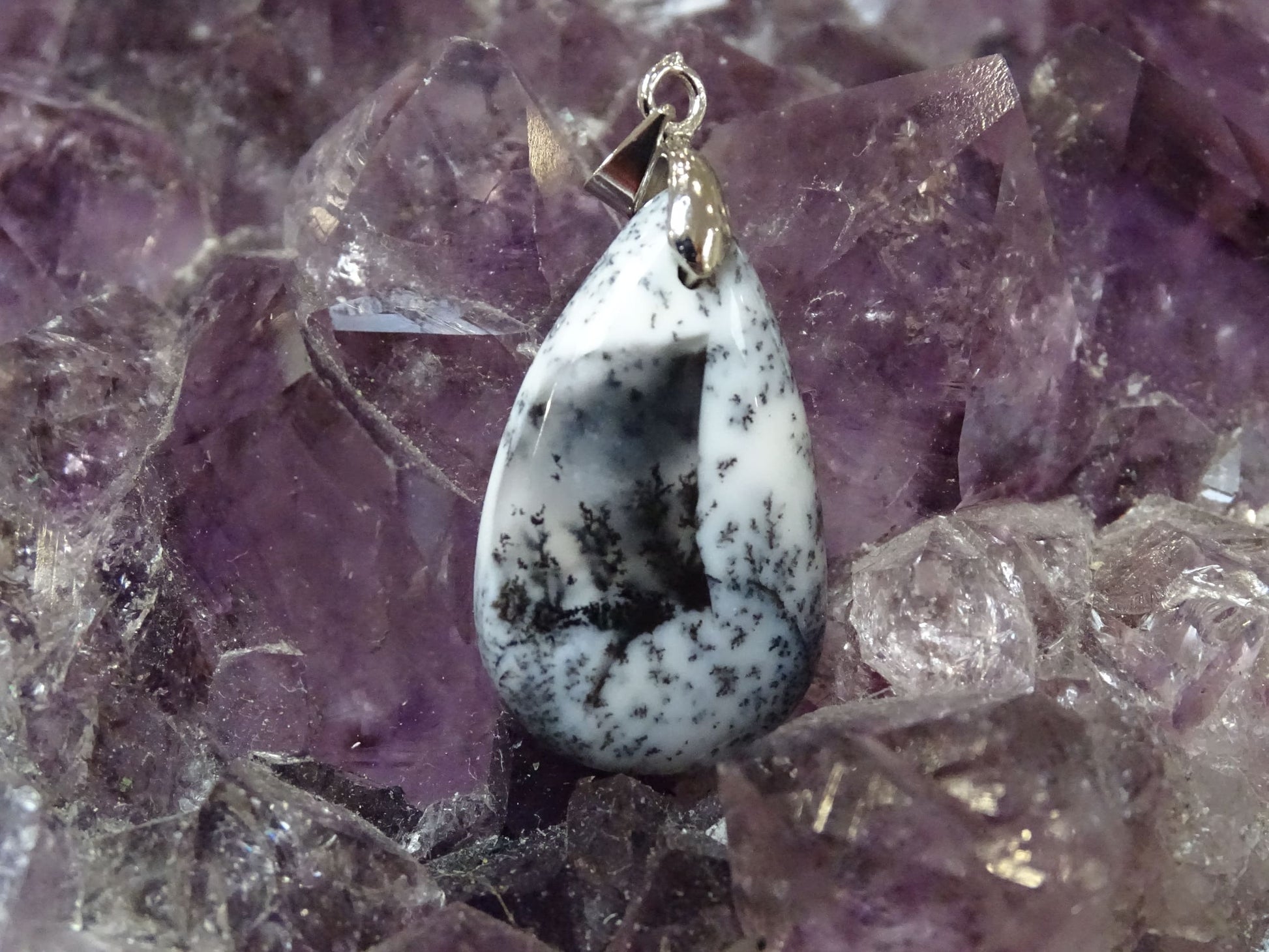 Pendentif Agate Dendritique - Pendentifs - Colibri Minéraux et Bien-être