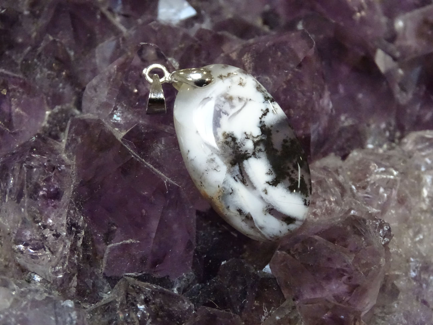 Pendentif Agate Dendritique - Pendentifs - Colibri Minéraux et Bien-être