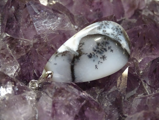 Pendentif Agate Dendritique - Pendentifs - Colibri Minéraux et Bien-être