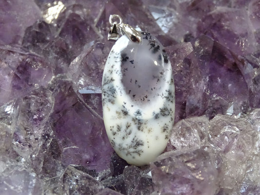 Pendentif Agate Dendritique - Pendentifs - Colibri Minéraux et Bien-être