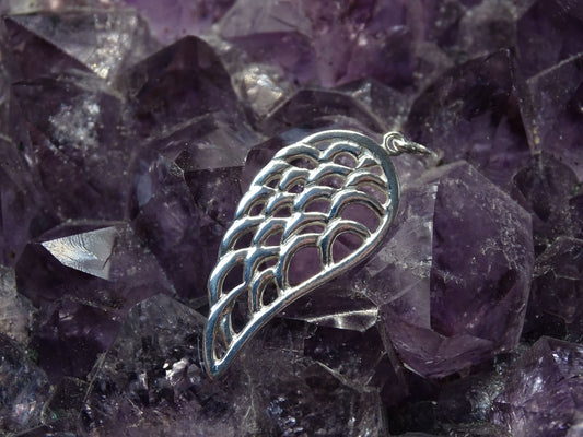 Pendentif Argent 925 Aile - Pendentifs - Colibri Minéraux et Bien-être