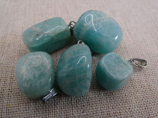 Pendentif Amazonite - Pendentifs - Colibri Minéraux et Bien-être