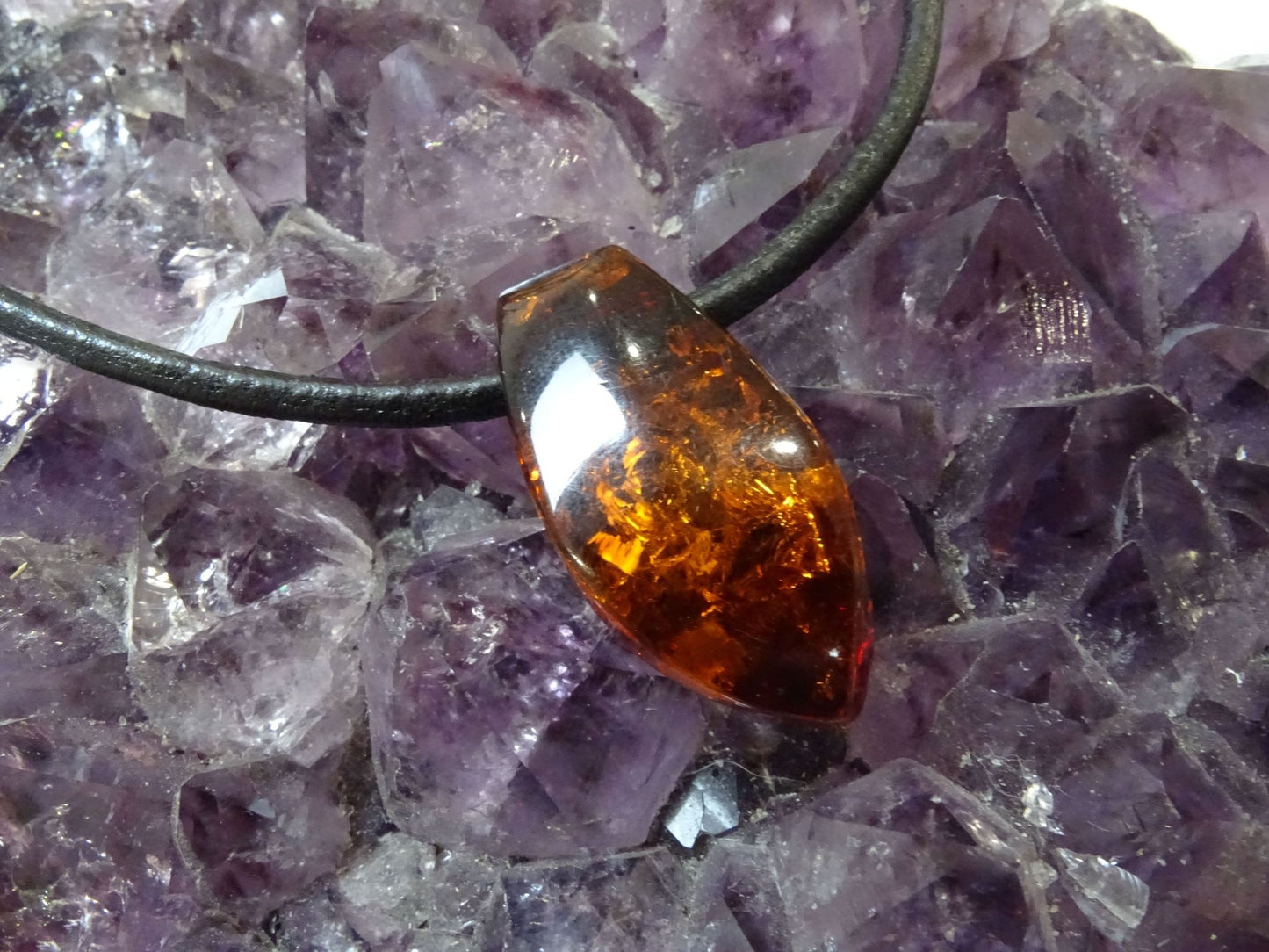 Pendentif Ambre - Pendentifs - Colibri Minéraux et Bien-être