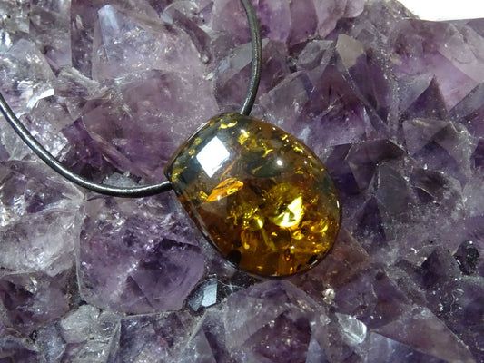 Pendentif Ambre - Pendentifs - Colibri Minéraux et Bien-être