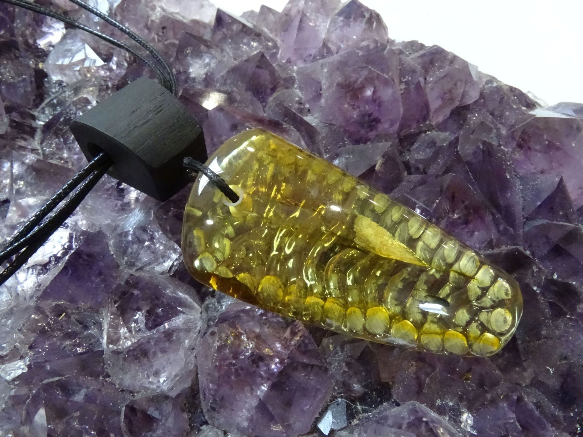 Pendentif Ambre - Pendentifs - Colibri Minéraux et Bien-être