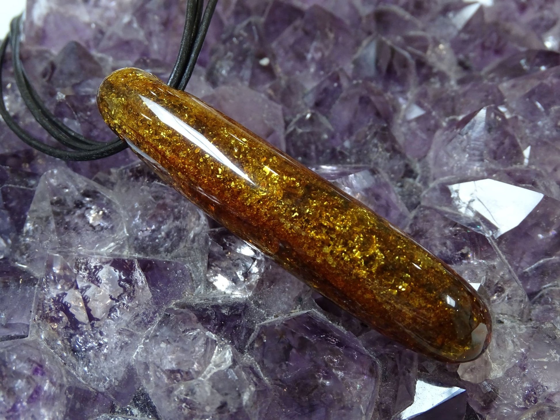 Pendentif Ambre - Pendentifs - Colibri Minéraux et Bien-être
