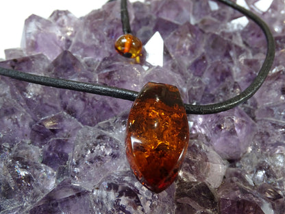Pendentif Ambre - Pendentifs - Colibri Minéraux et Bien-être