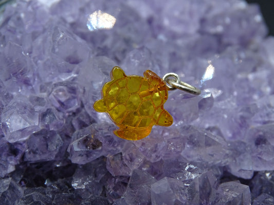 Pendentif Ambre Tortue - Pendentifs - Colibri Minéraux et Bien-être