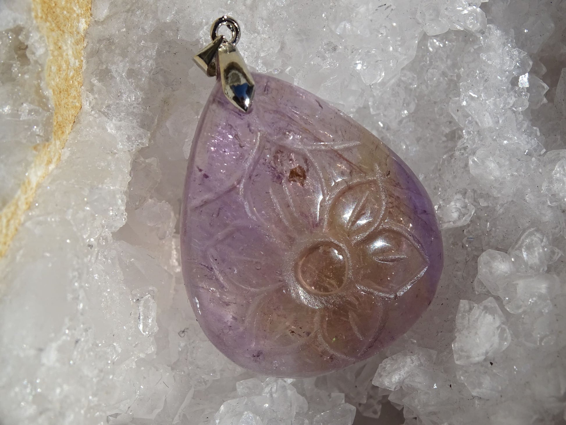 Pendentif Amétrine - Pendentifs - Colibri Minéraux et Bien-être