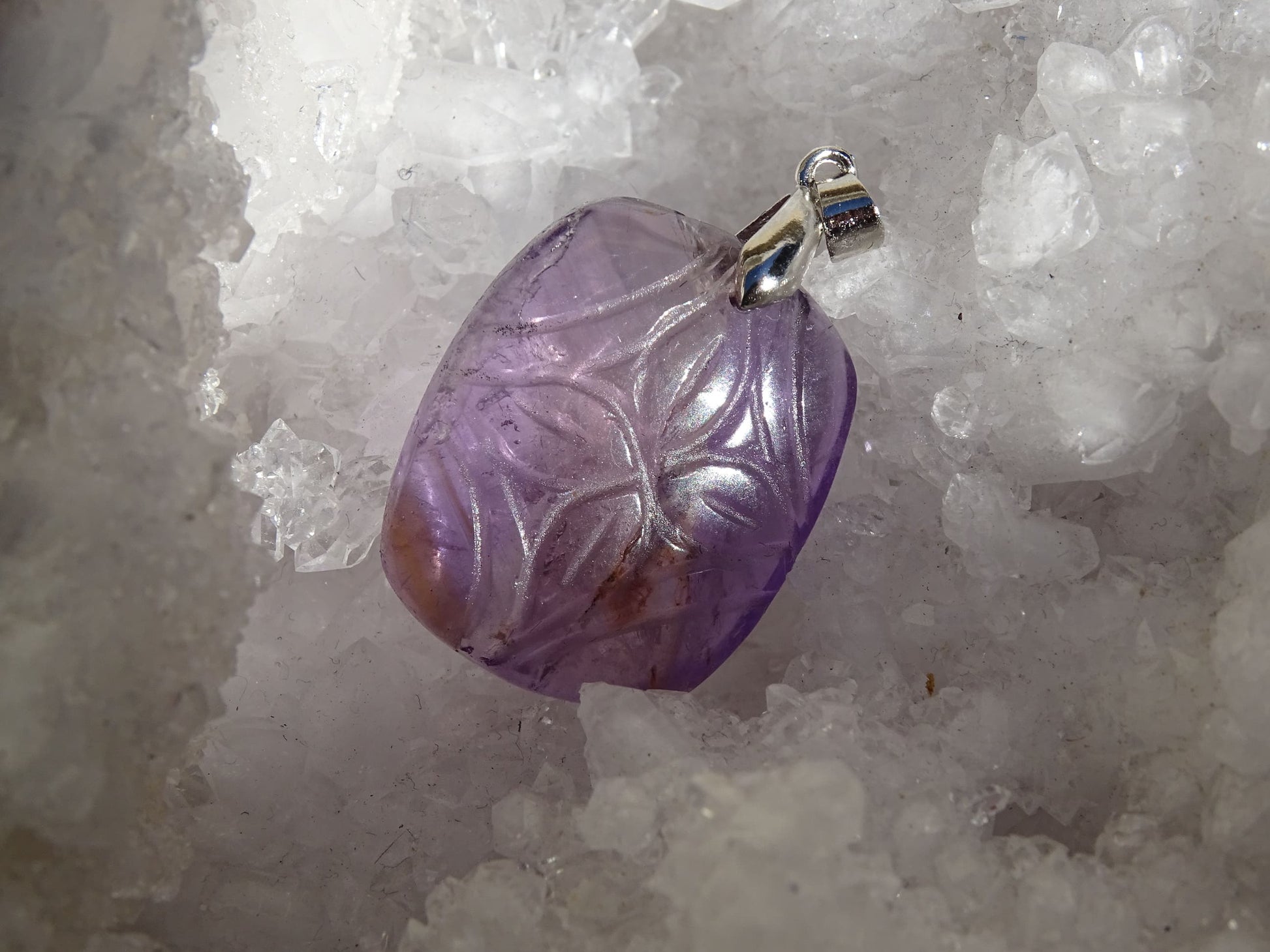 Pendentif Amétrine - Pendentifs - Colibri Minéraux et Bien-être
