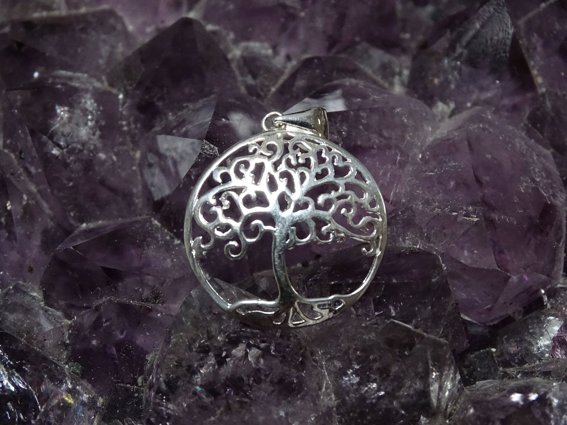 Pendentif Argent 925 Arbre de Vie - Pendentifs - Colibri Minéraux et Bien-être