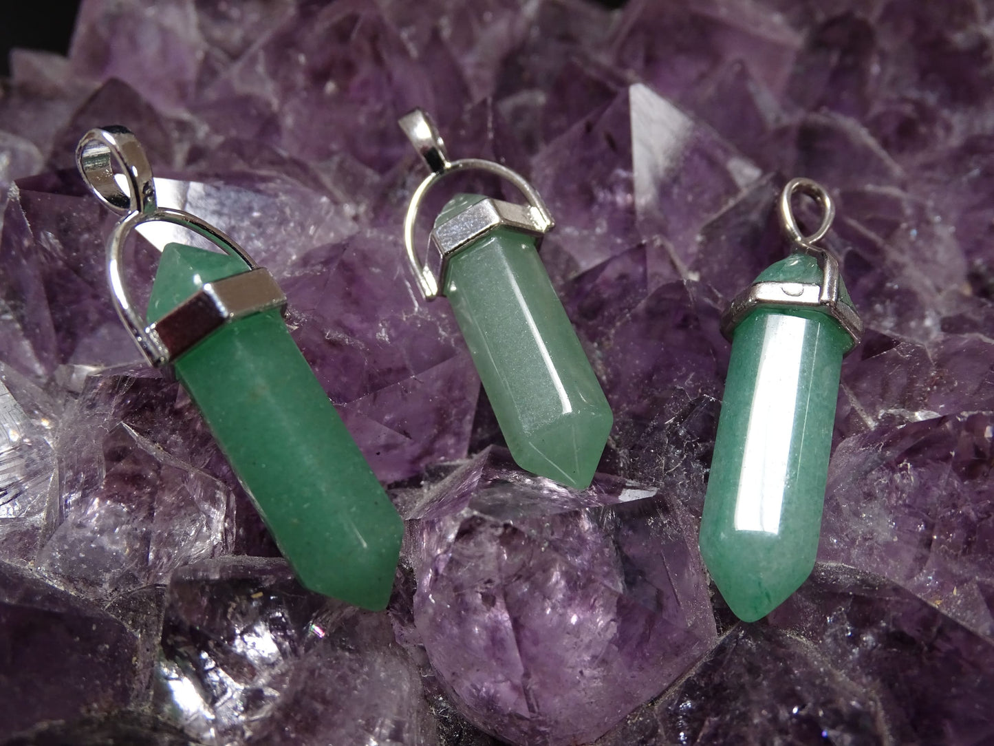 Pendentif Aventurine Verte - Pendentifs - Colibri Minéraux et Bien-être