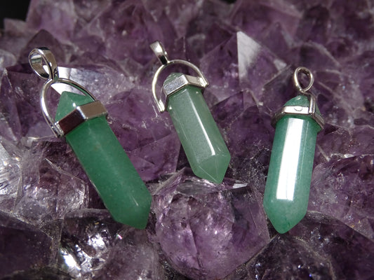Pendentif Aventurine Verte - Pendentifs - Colibri Minéraux et Bien-être