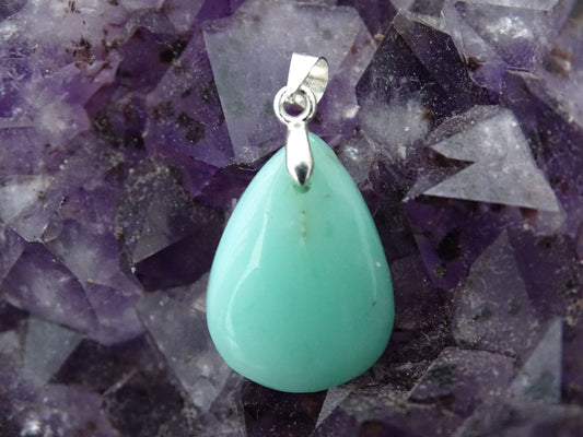 Pendentif Chrysoprase - Pendentifs - Colibri Minéraux et Bien-être