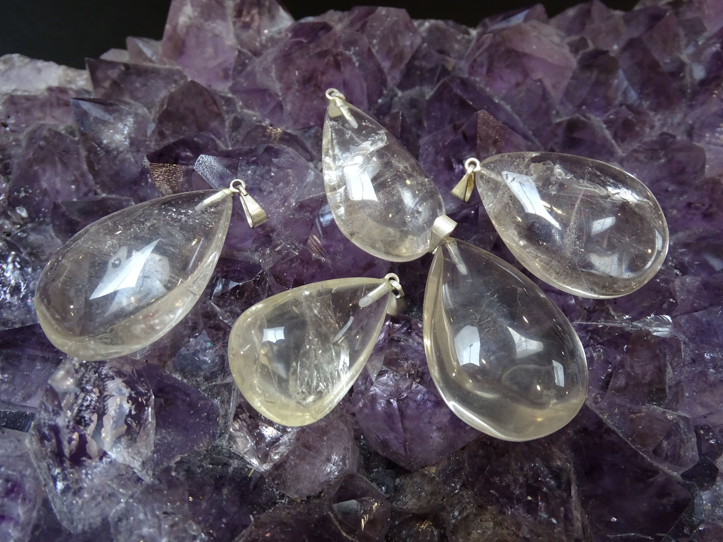 Pendentif Citrine - Pendentifs - Colibri Minéraux et Bien-être
