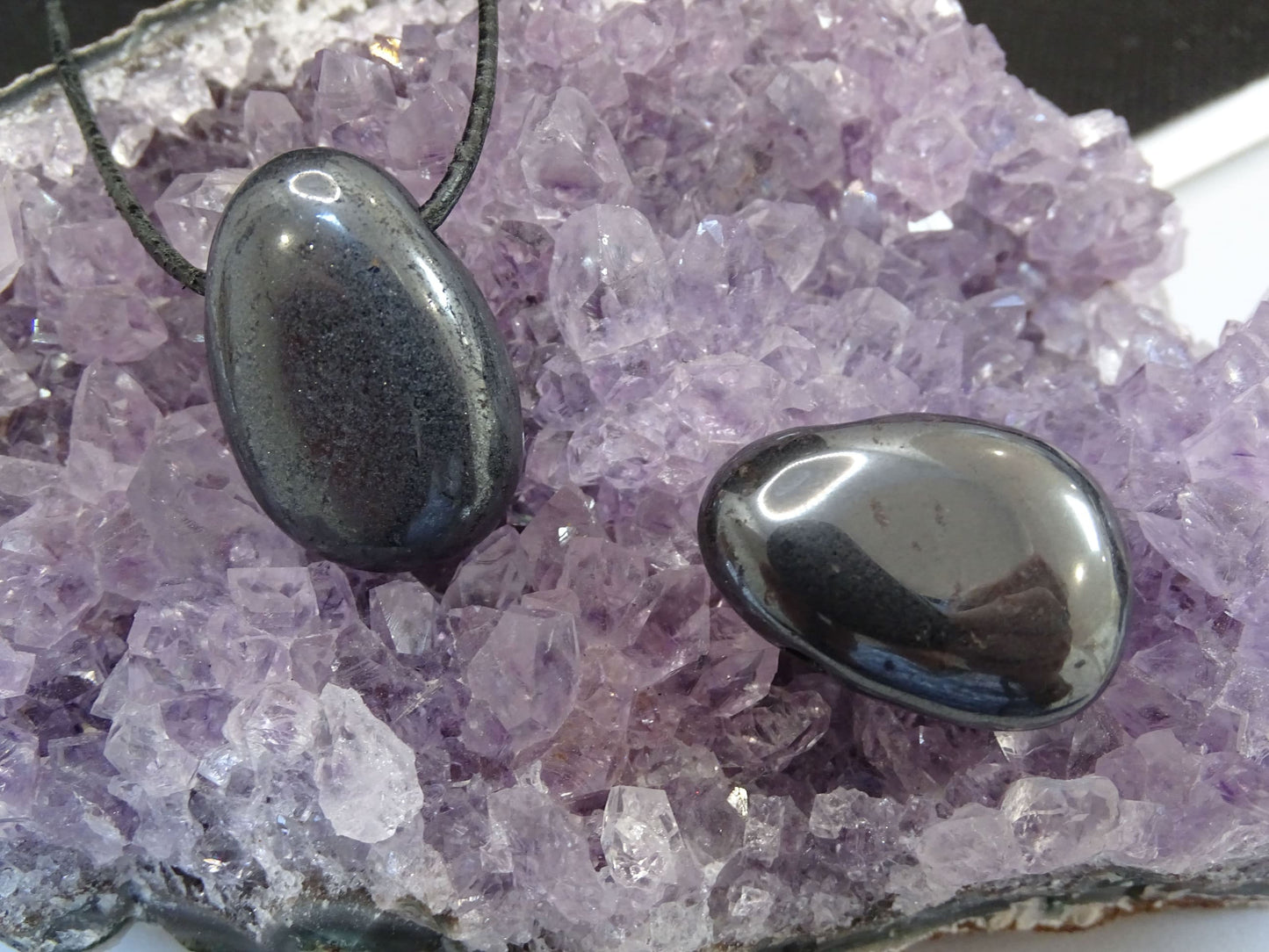 Pendentif Hématite - Pendentifs - Colibri Minéraux et Bien-être