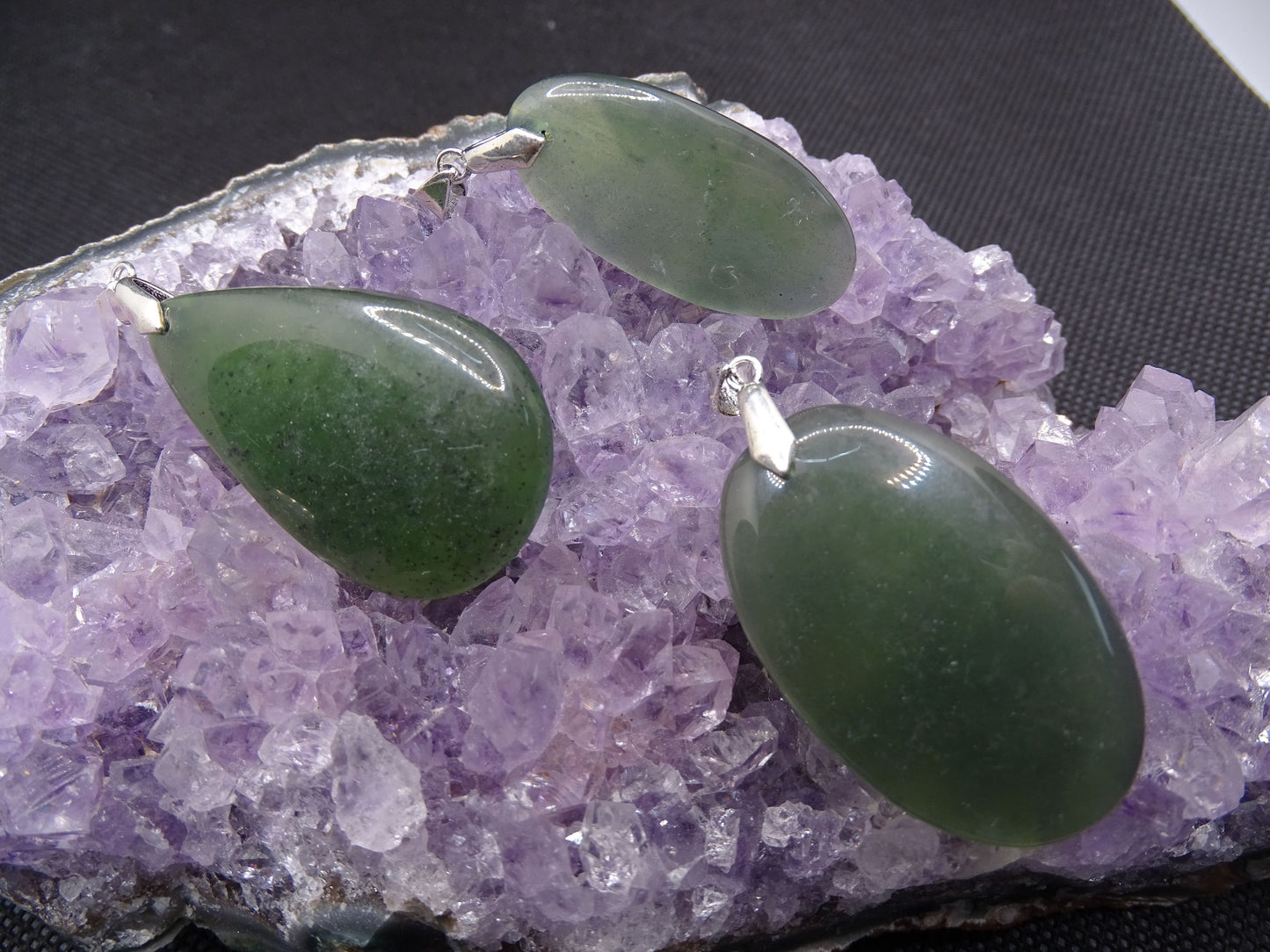 pendentif jade vert