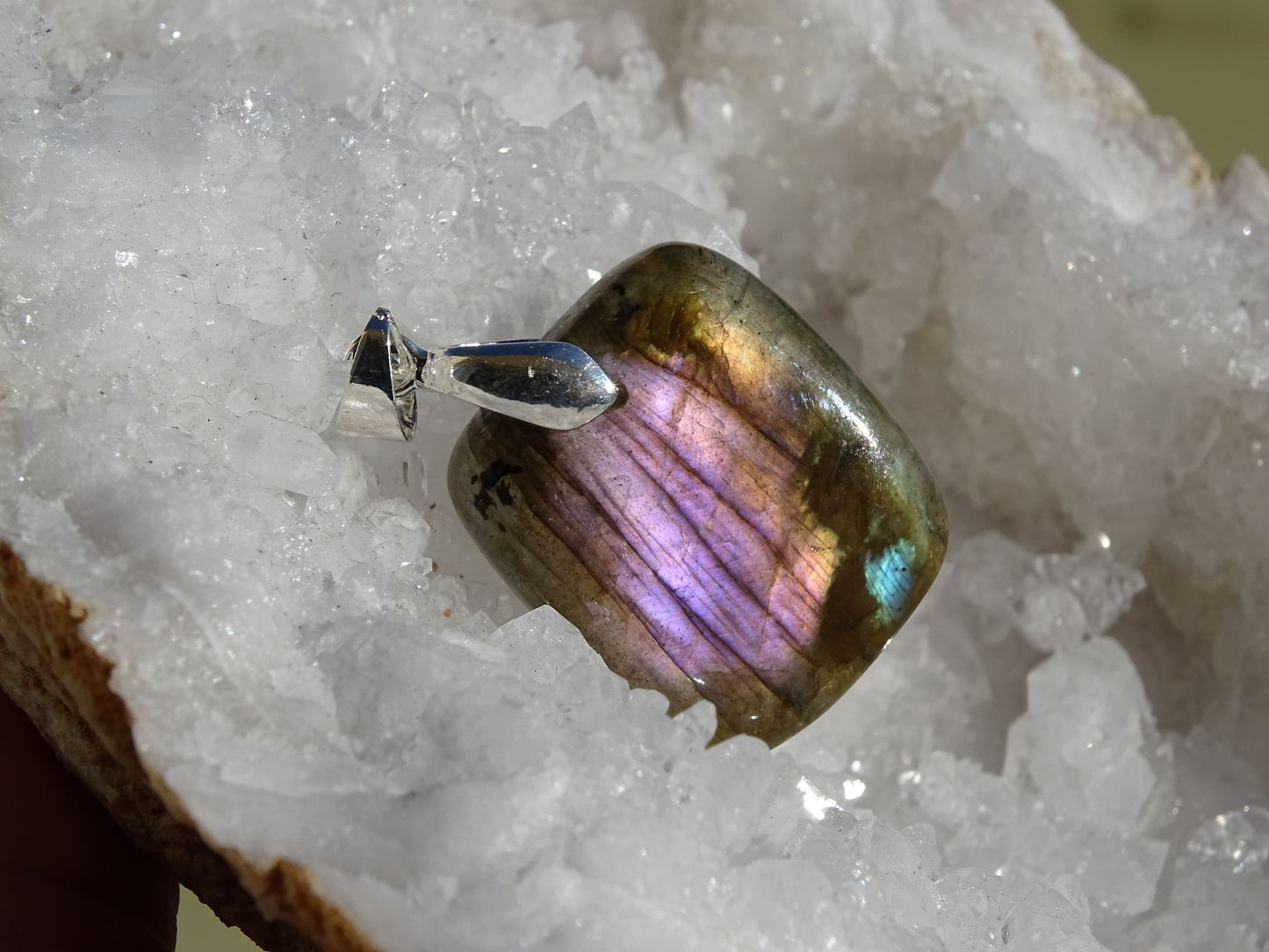 Pendentif Labradorite - Pendentifs - Colibri Minéraux et Bien-être