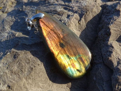 Pendentif Labradorite - Pendentifs - Colibri Minéraux et Bien-être