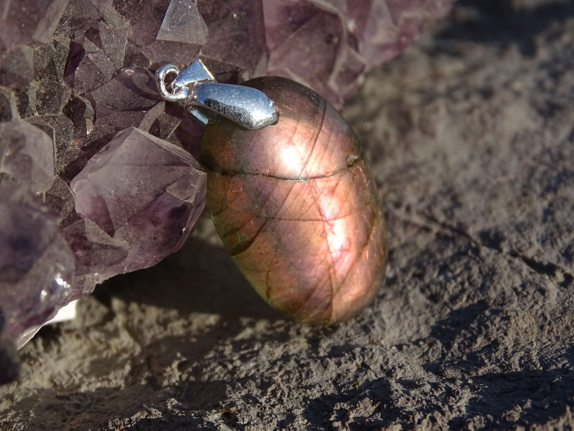Pendentif Labradorite - Pendentifs - Colibri Minéraux et Bien-être
