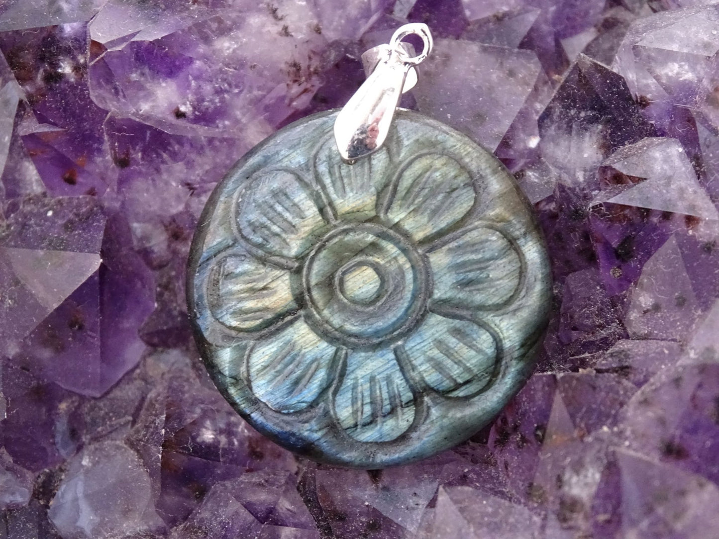 Pendentif Labradorite - Pendentifs - Colibri Minéraux et Bien-être