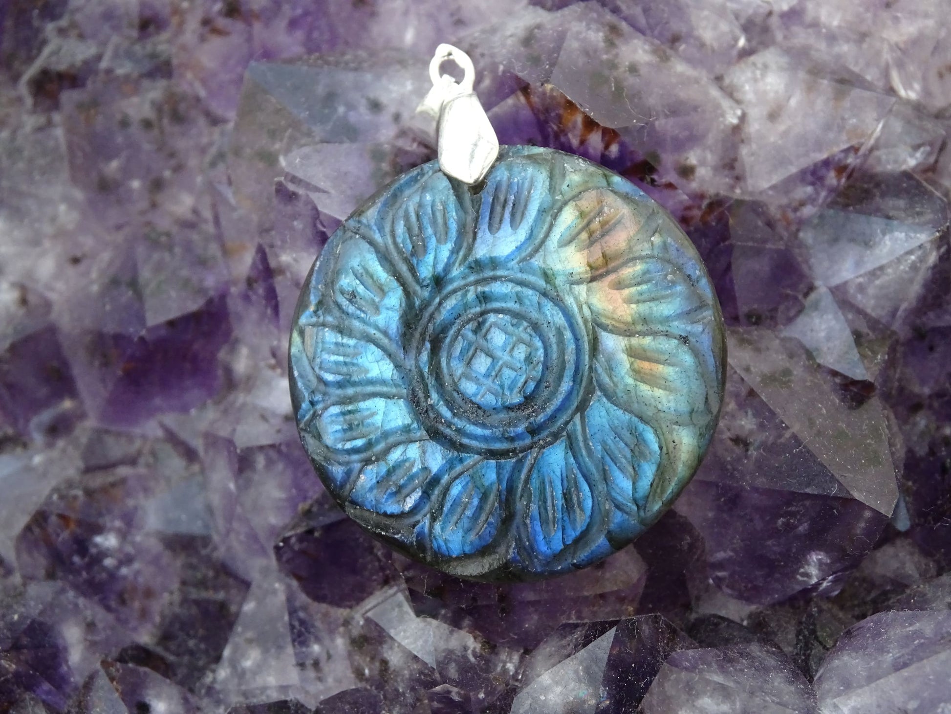 Pendentif Labradorite - Pendentifs - Colibri Minéraux et Bien-être