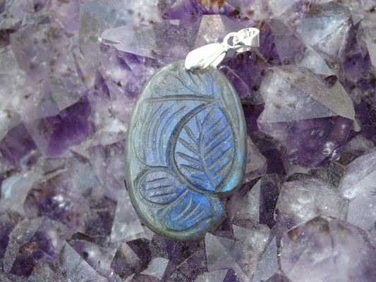 Pendentif Labradorite - Pendentifs - Colibri Minéraux et Bien-être