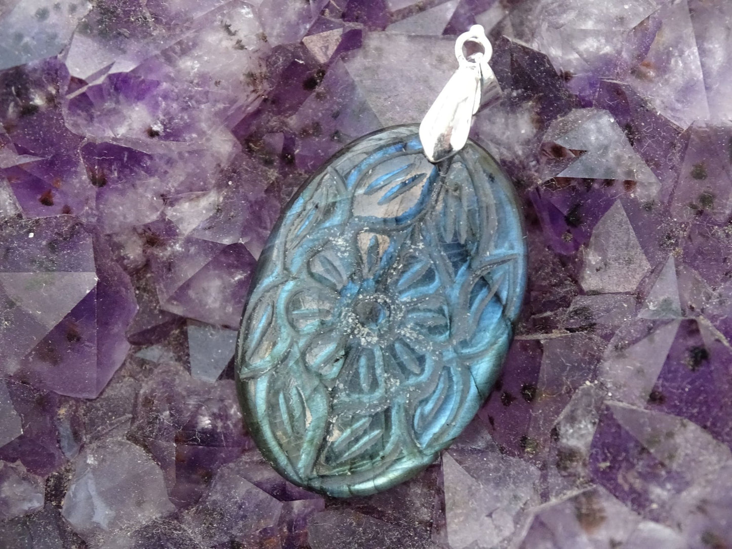 Pendentif Labradorite - Pendentifs - Colibri Minéraux et Bien-être