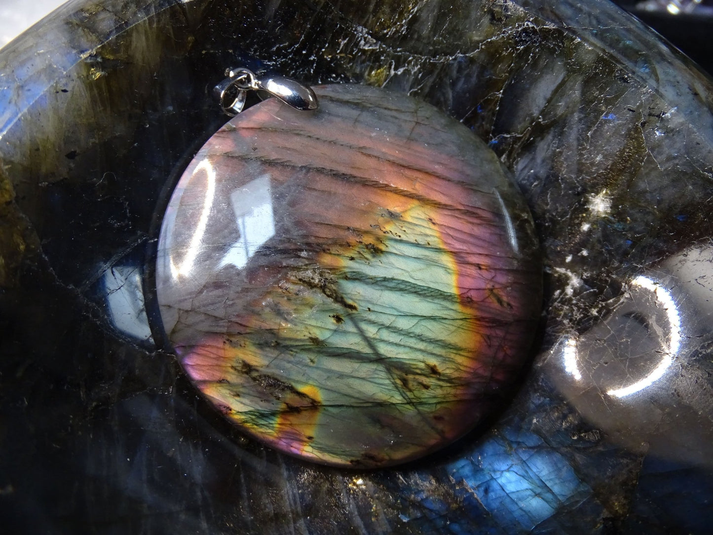Pendentif Labradorite - Pendentifs - Colibri Minéraux et Bien-être