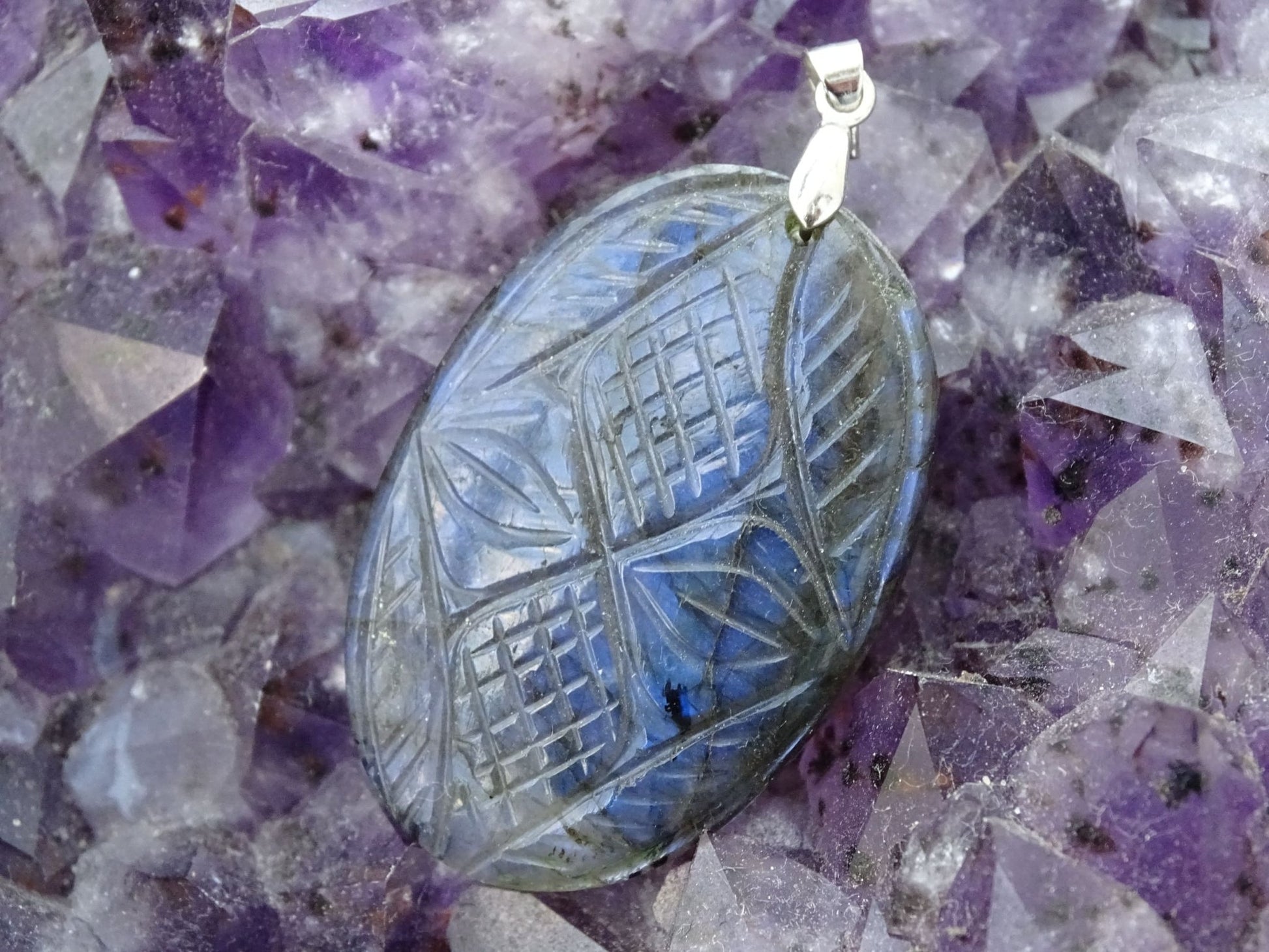 Pendentif Labradorite - Pendentifs - Colibri Minéraux et Bien-être