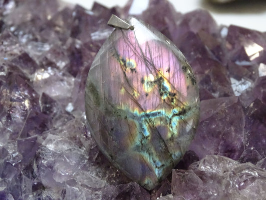 Pendentif Labradorite - Pendentifs - Colibri Minéraux et Bien-être