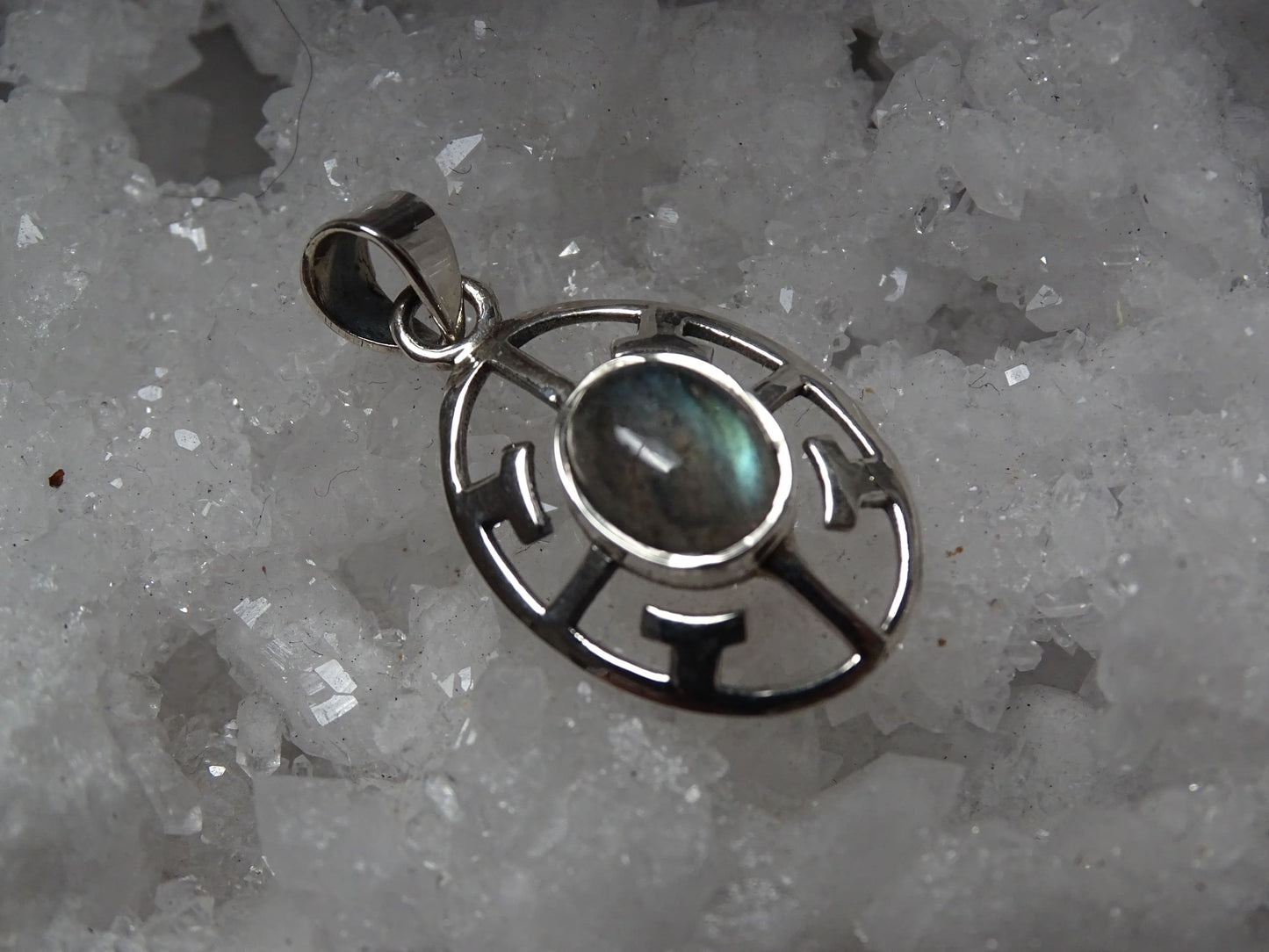 Pendentif Labradorite Argent 925 - Pendentifs - Colibri Minéraux et Bien-être