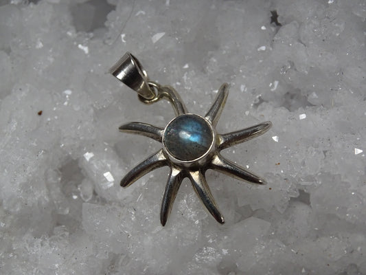 Pendentif Labradorite Argent 925 - Pendentifs - Colibri Minéraux et Bien-être