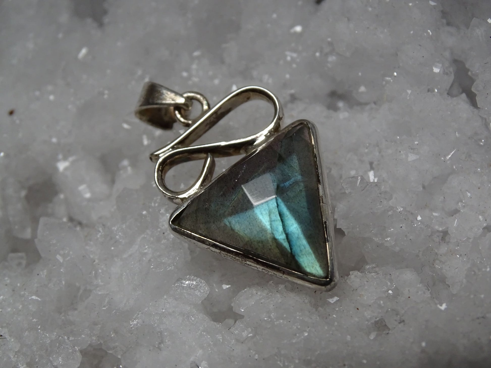 Pendentif Labradorite Argent 925 - Pendentifs - Colibri Minéraux et Bien-être