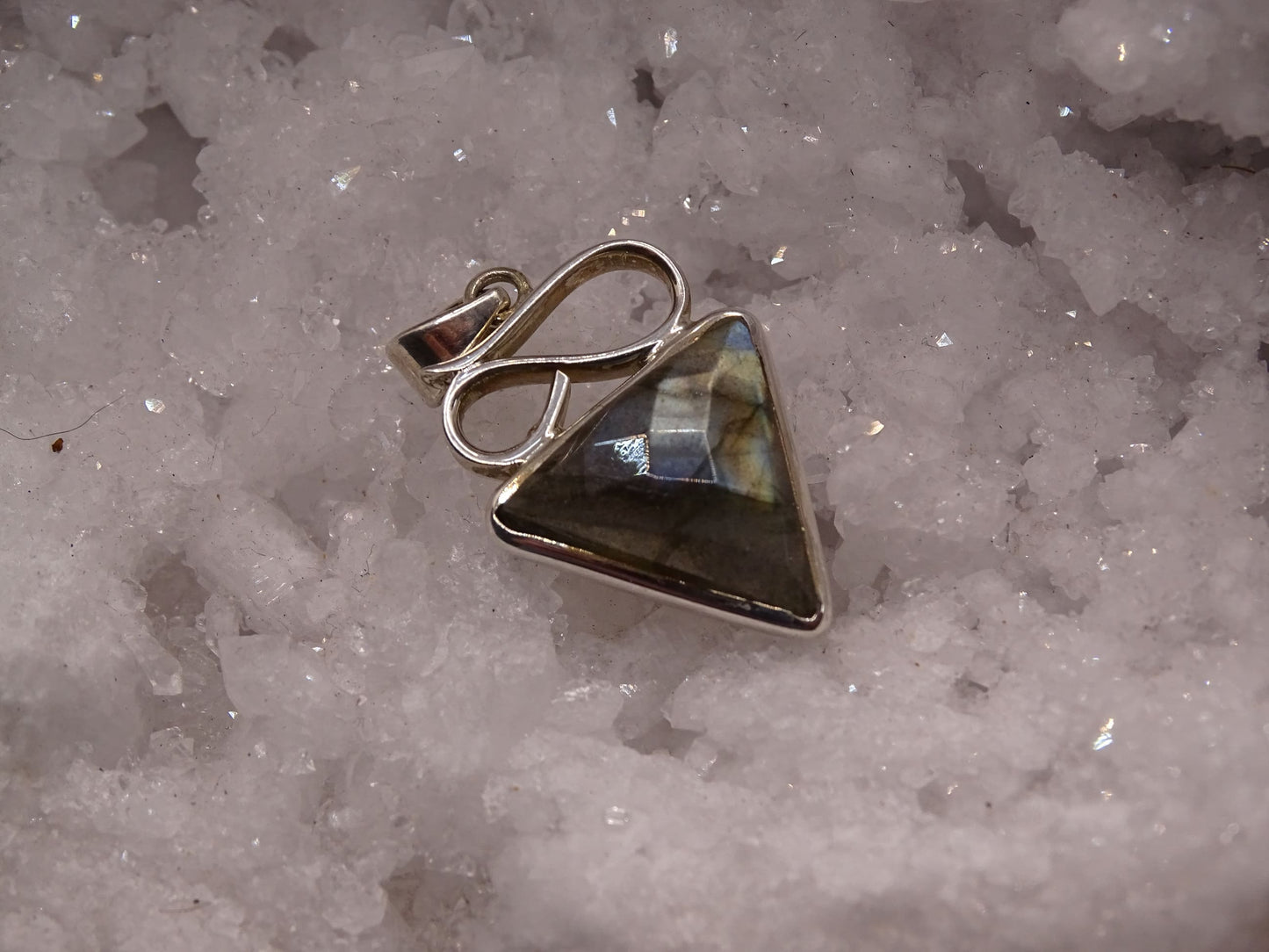 Pendentif Labradorite Argent 925 - Pendentifs - Colibri Minéraux et Bien-être