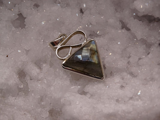 Pendentif Labradorite Argent 925 - Pendentifs - Colibri Minéraux et Bien-être