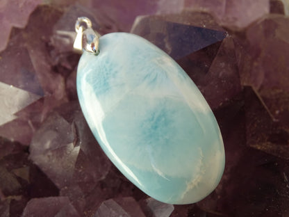 Pendentif Larimar - Pendentifs - Colibri Minéraux et Bien-être