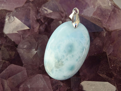 Pendentif Larimar - Pendentifs - Colibri Minéraux et Bien-être