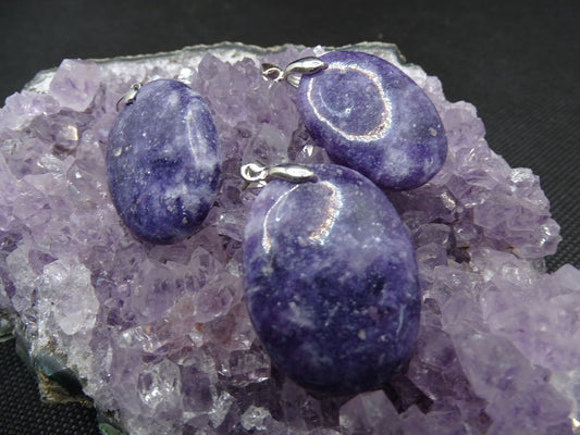 Pendentif Lépidolite - Pendentifs - Colibri Minéraux et Bien-être