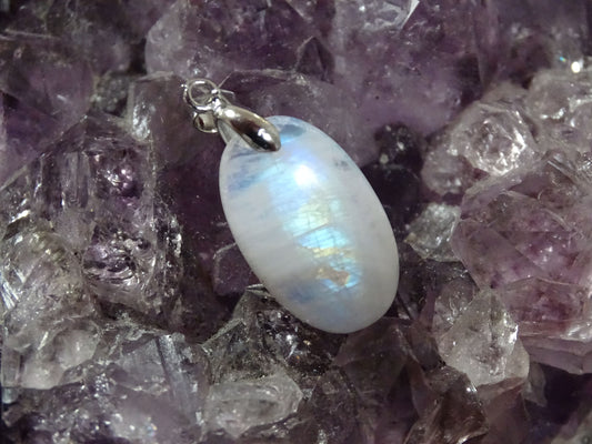 Pendentif Pierre de Lune - Pendentifs - Colibri Minéraux et Bien-être